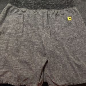 Men’s under armour sweat shorts.